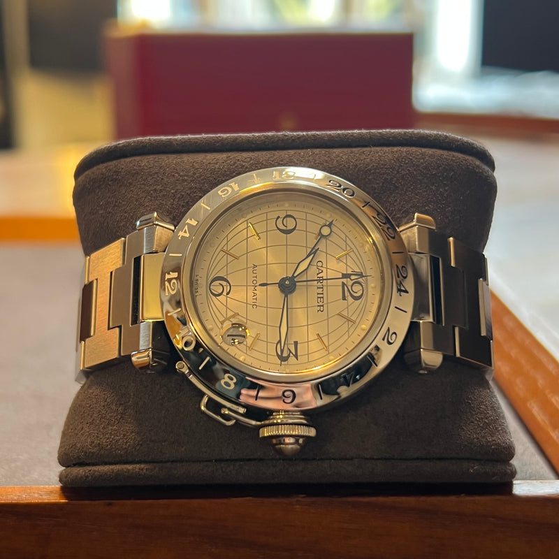 Cartier Pasha C Automatic Gmt W31029M7