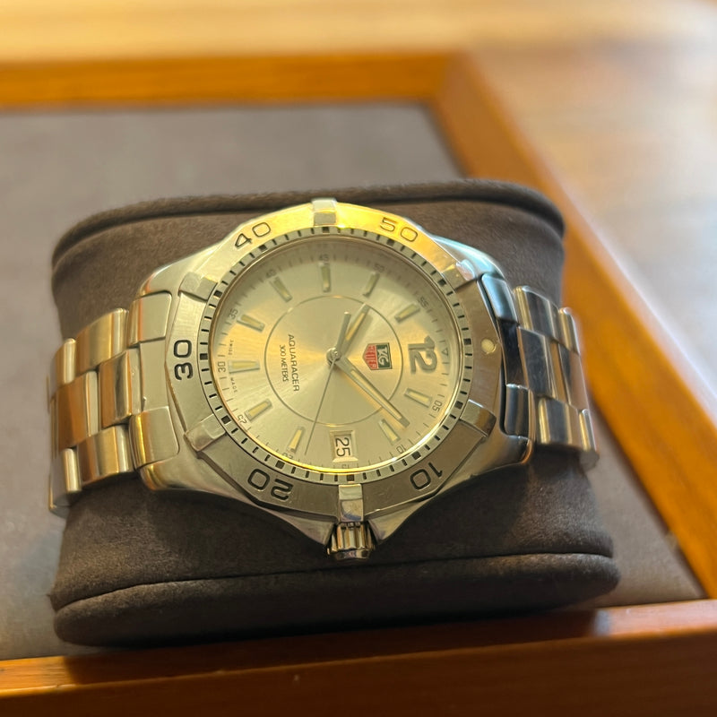 Konitankonitan　TAG Heuer WAF1112 TAG Heuer Aquaracer Gümüş Kadran Kuvars WAF1112