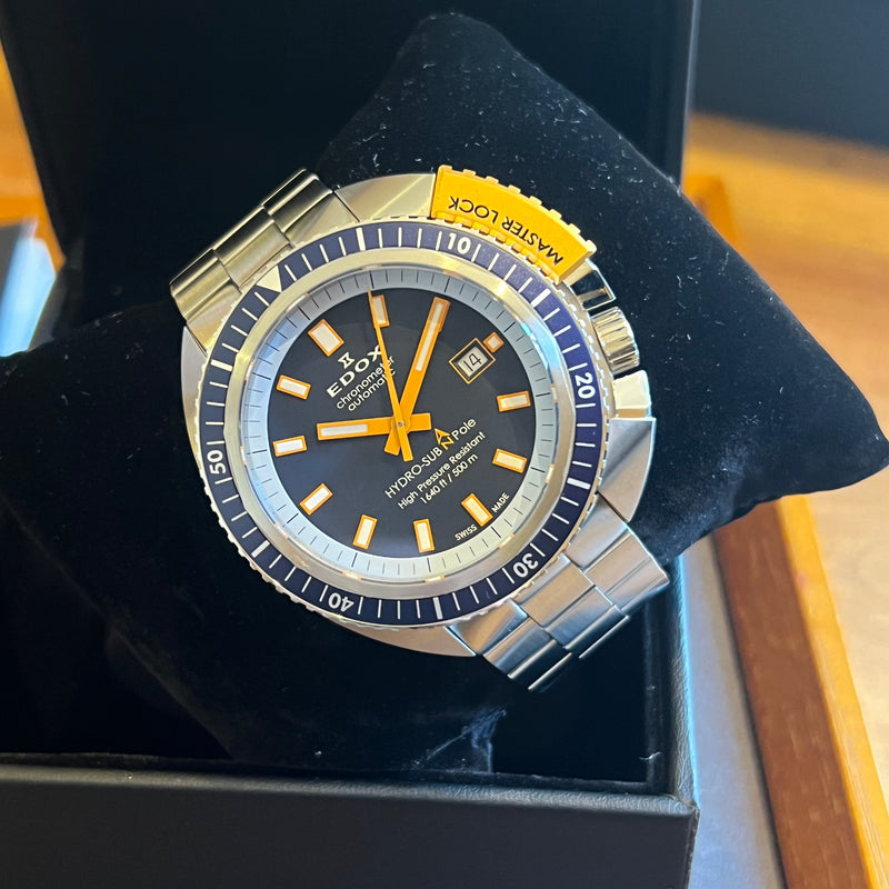 Edox Hydro-Sub North Pole Full Set 80201-3BUO-BU