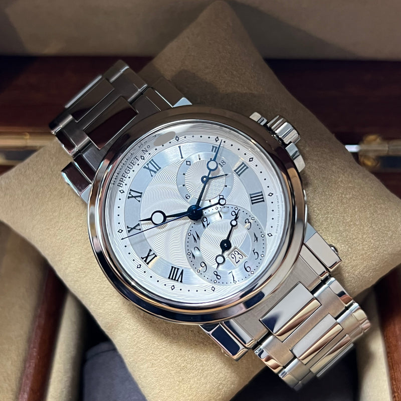 Breguet Marine Automatic GMT 2023 Full Set 5857ST/12/SZ0