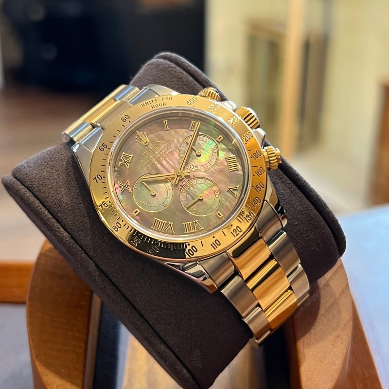 Rolex Daytona Black Mother Of Pearl Dial 116523