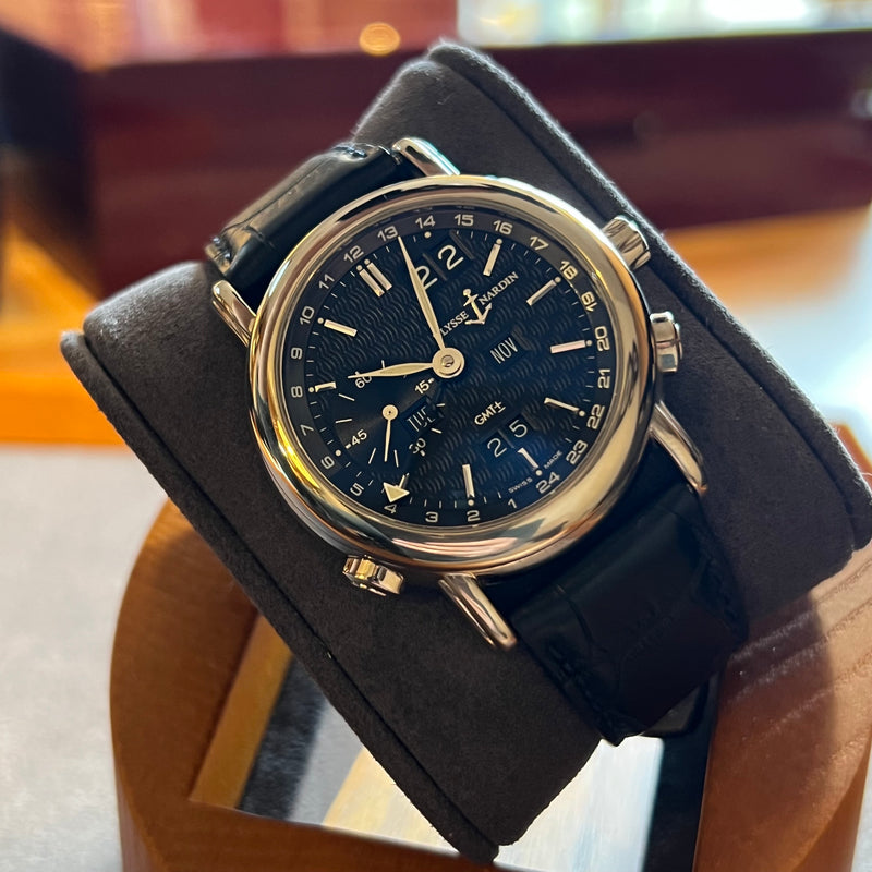 Ulysse Nardin GMT Perpetual 18Kt White Gold Full Set 320-22/92