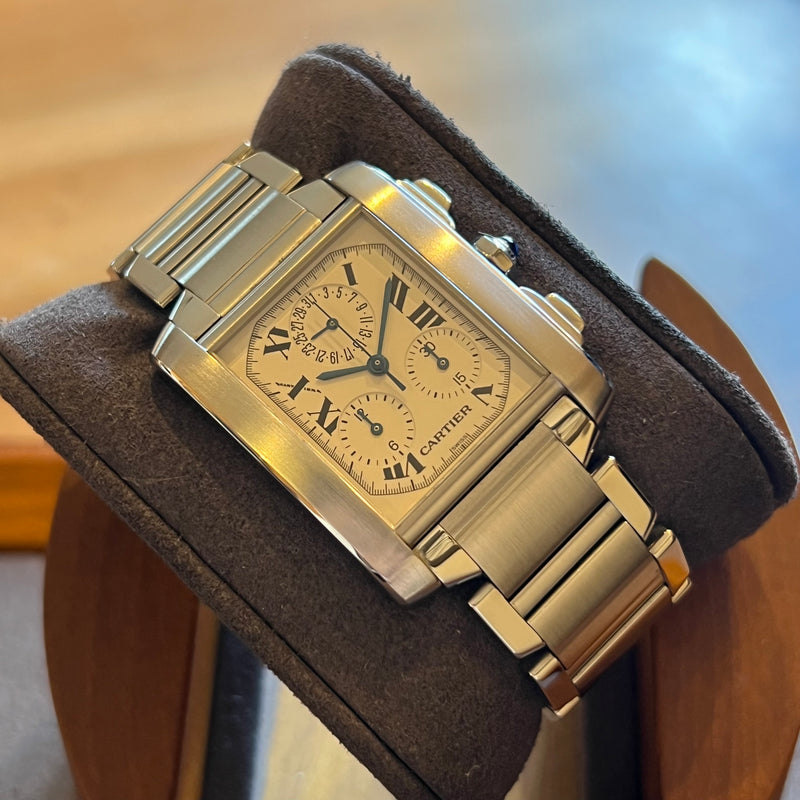 Cartier Tank Française Chronoreflex Quartz W51001Q3-2303