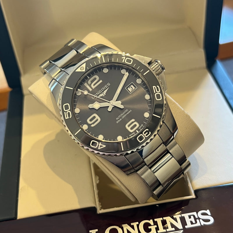 Longines Hydroconquest Automatic Date Full Set L3.782.4.76.6