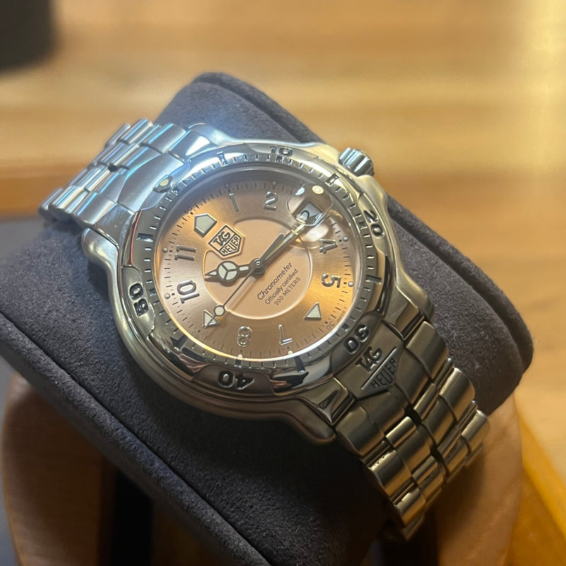 Tag Heuer P6000 Salmon Dial Full Set WH5115-K1