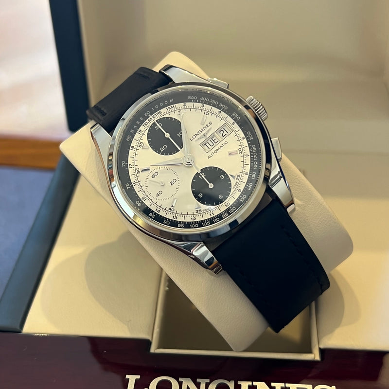 Longines Heritage 1954 Panda Chrono Full Set L2.747.4.92.4