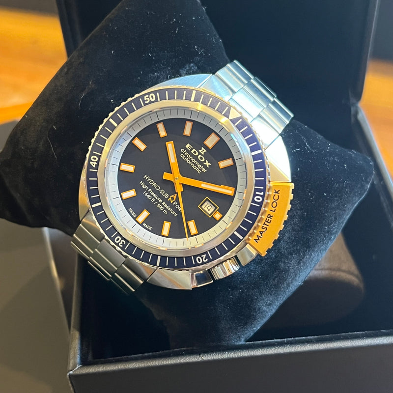 Edox Hydro-Sub North Pole Full Set 80201-3BUO-BU