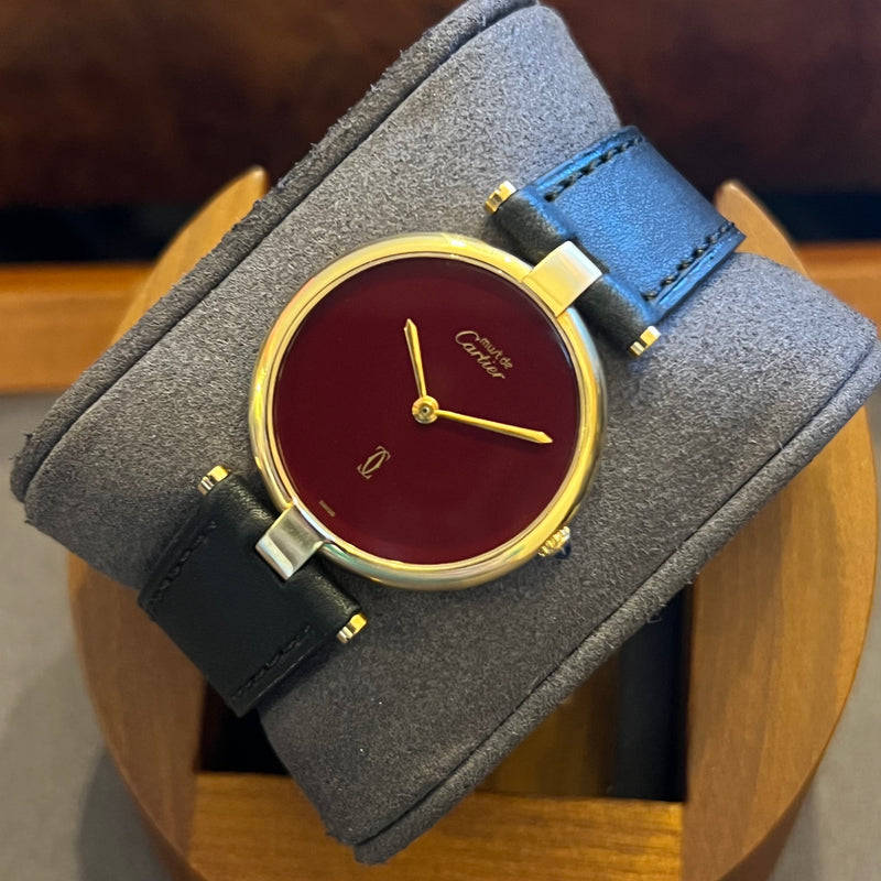 Cartier Must Vendôme Burgundy Dial 590003