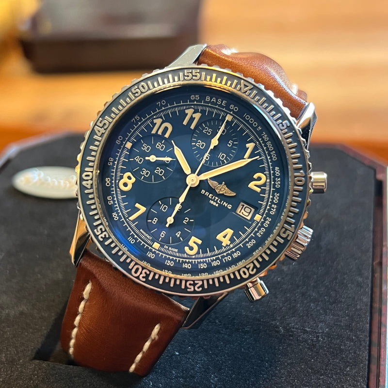 Breitling Navitimer Aviastar Blue Dial Full Set A13024