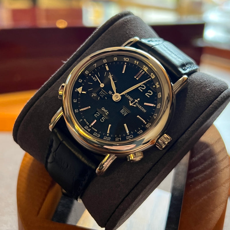 Ulysse Nardin GMT Perpetual 18Kt White Gold Full Set 320-22/92