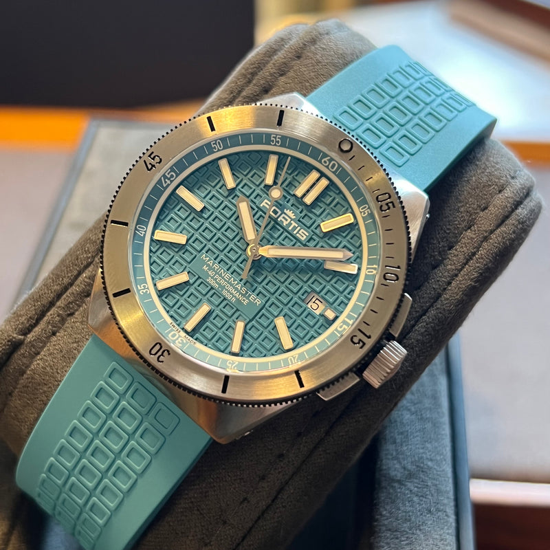 Fortis Marinemaster M-40 Serenity Blue Full Set F8120003