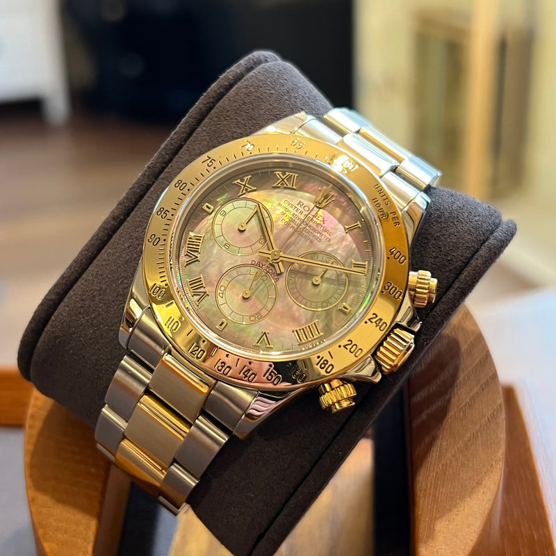 Rolex Daytona Black Mother Of Pearl Dial 116523