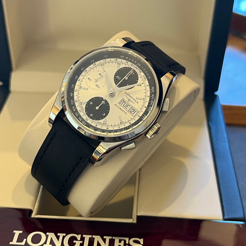 Longines Heritage 1954 Panda Chrono Full Set L2.747.4.92.4