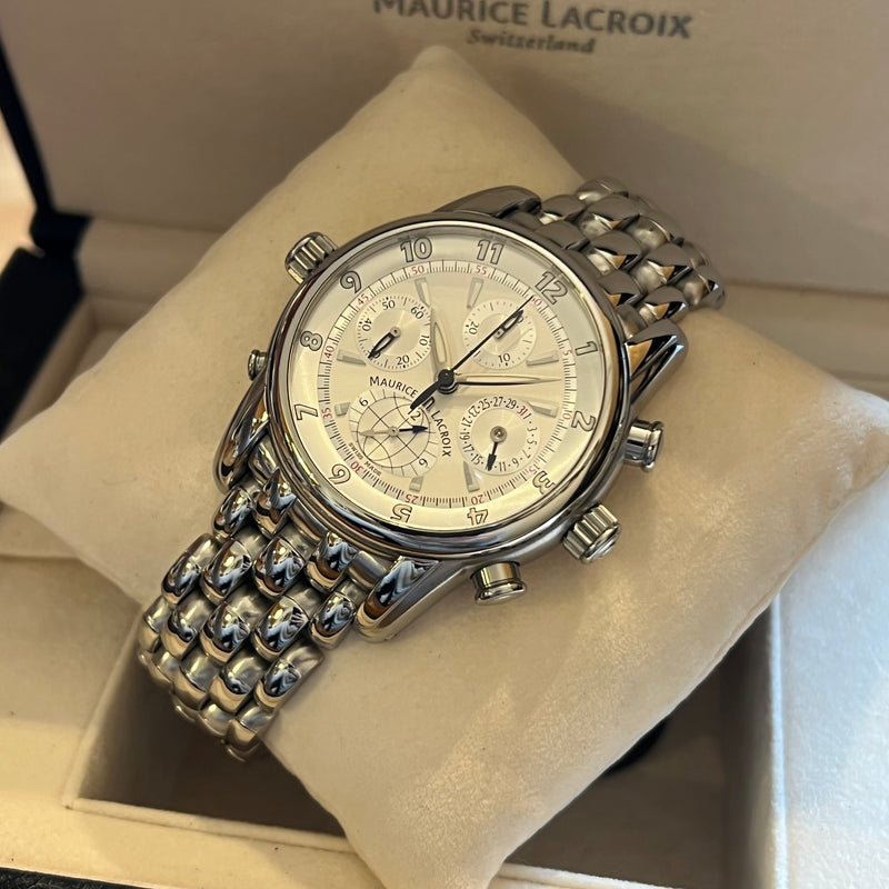 Maurice Lacroix Masterpiece Chronograph Full Set MP6398