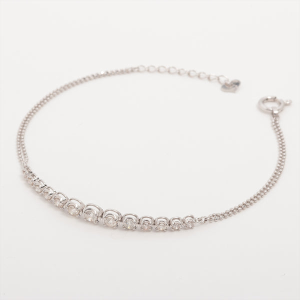 Bracelet Diamonds 0.70 ct White Gold 18kt 2.9g