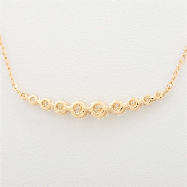 Necklace Diamonds 0.54 ct Yellow Gold 18kt 2.1g