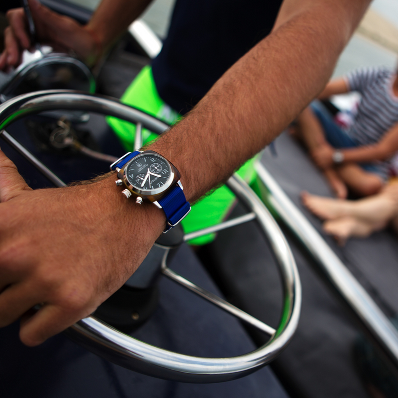 Briston Clubmaster Classic - Chrono - Black