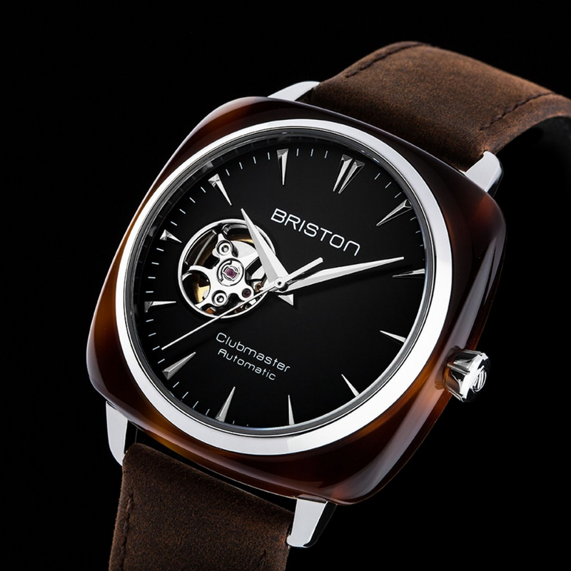 Briston Clubmaster Iconic Open - HMS Auto - Black