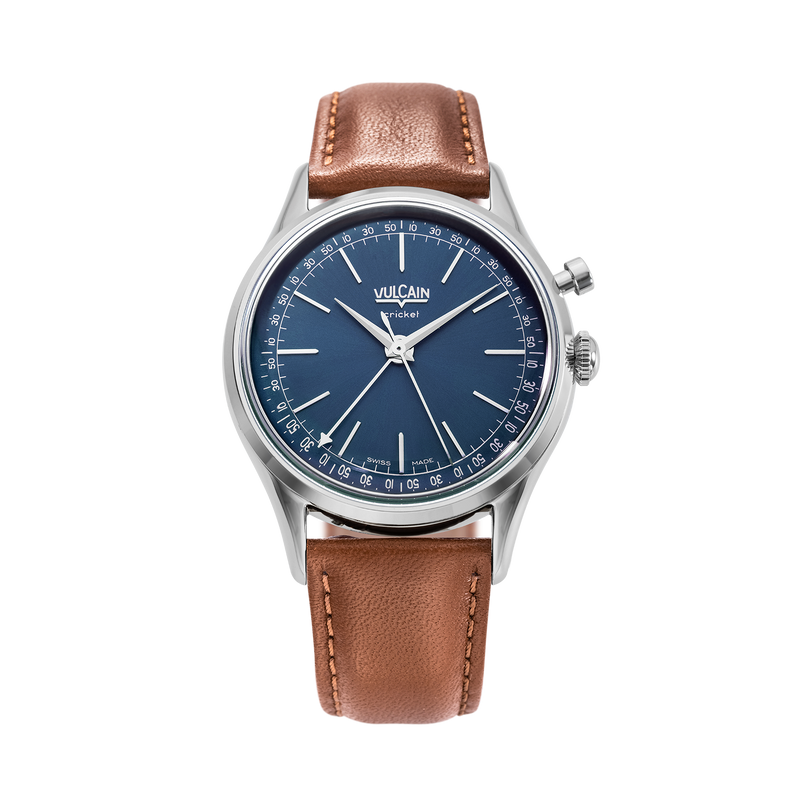 Vulcain Manual Cricket President 39 mm - Blue | Official Retailer