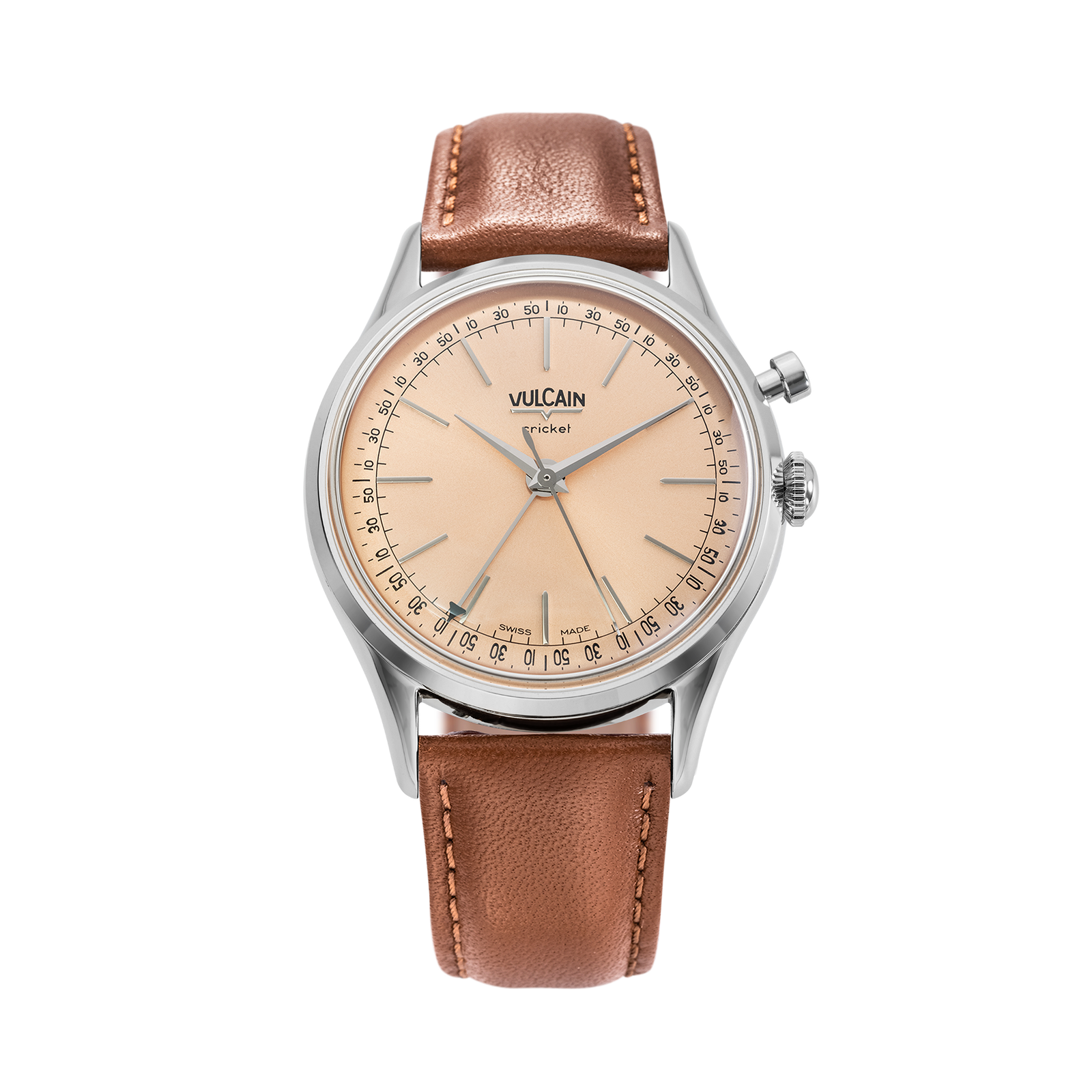 競輪選手時計 Cricket President 36 mm - Pale Salmon | Official Retailer | Watchaser
