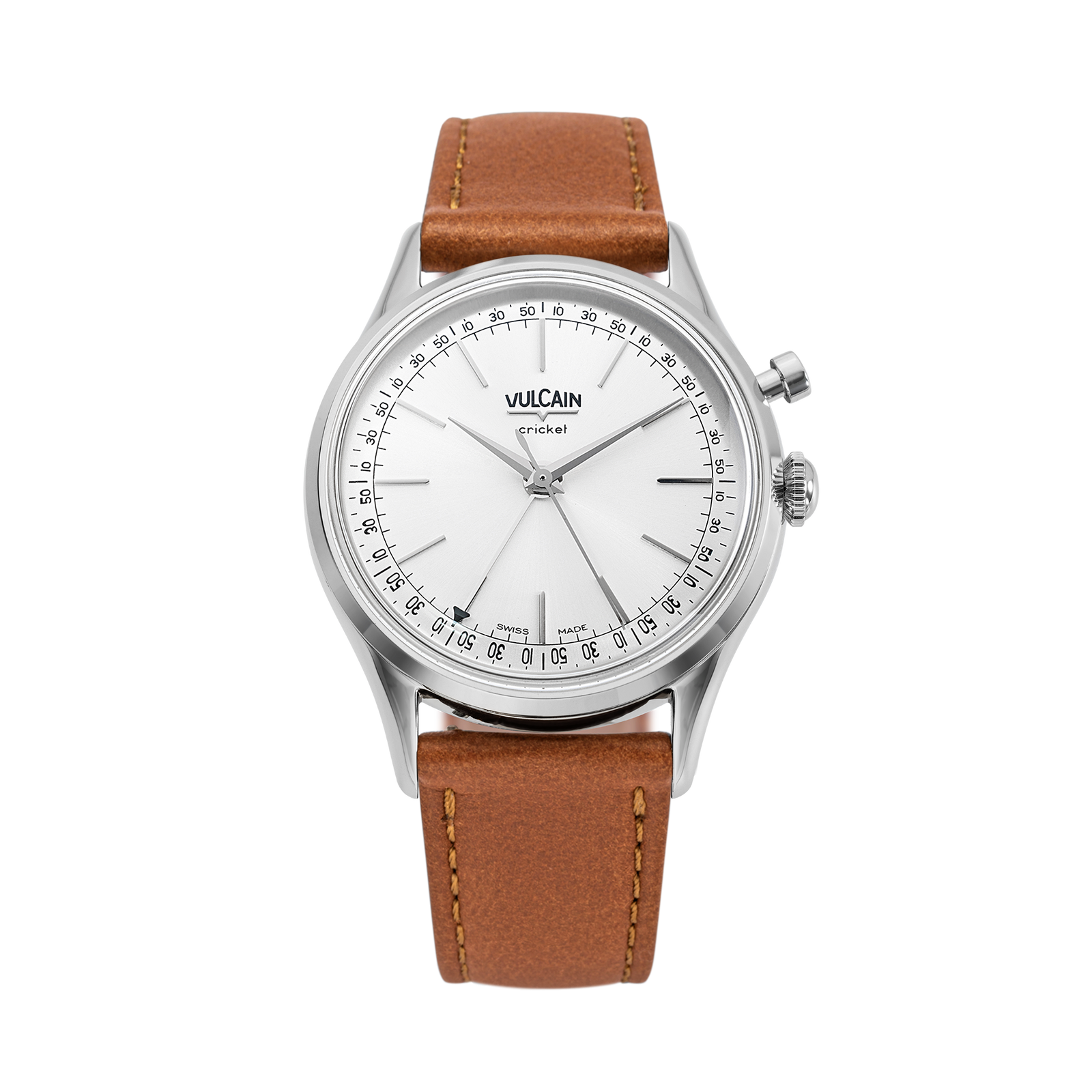 Vulcain Manual Cricket President 36 mm - Silver | Official
