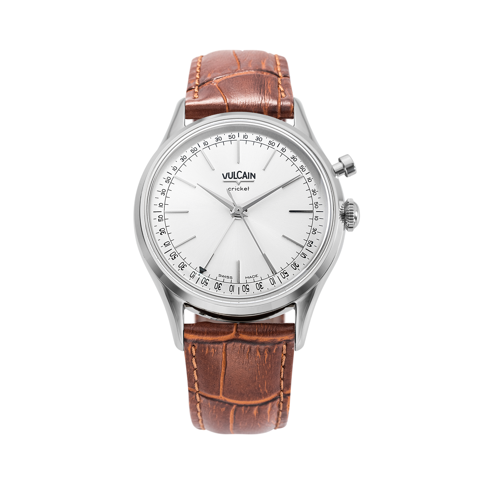 Vulcain Manual Cricket President 36 mm - Silver | Official