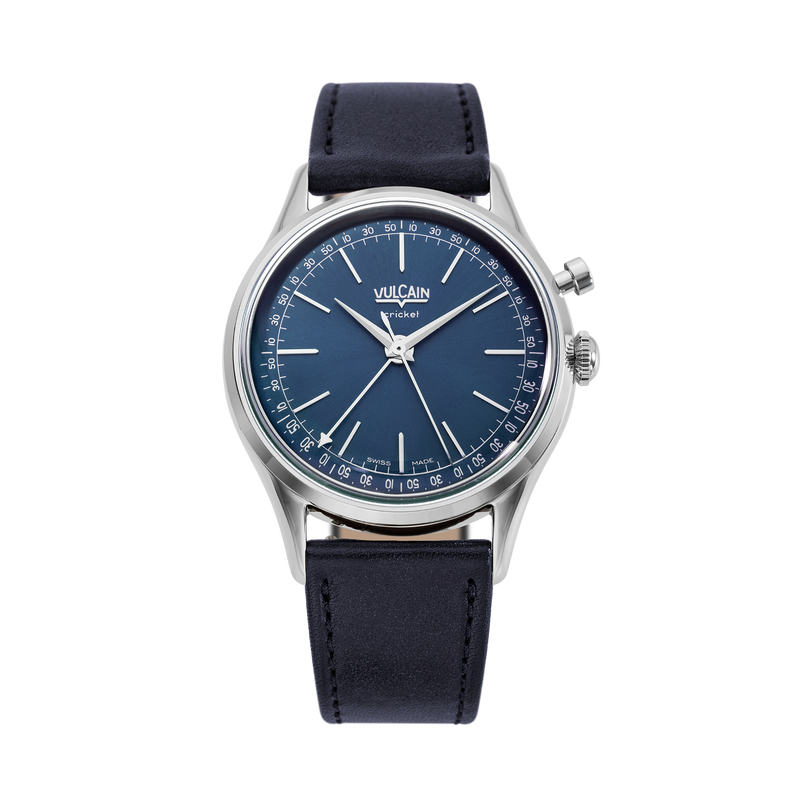 Vulcain Manual Cricket President 39 mm - Blue | Official Retailer