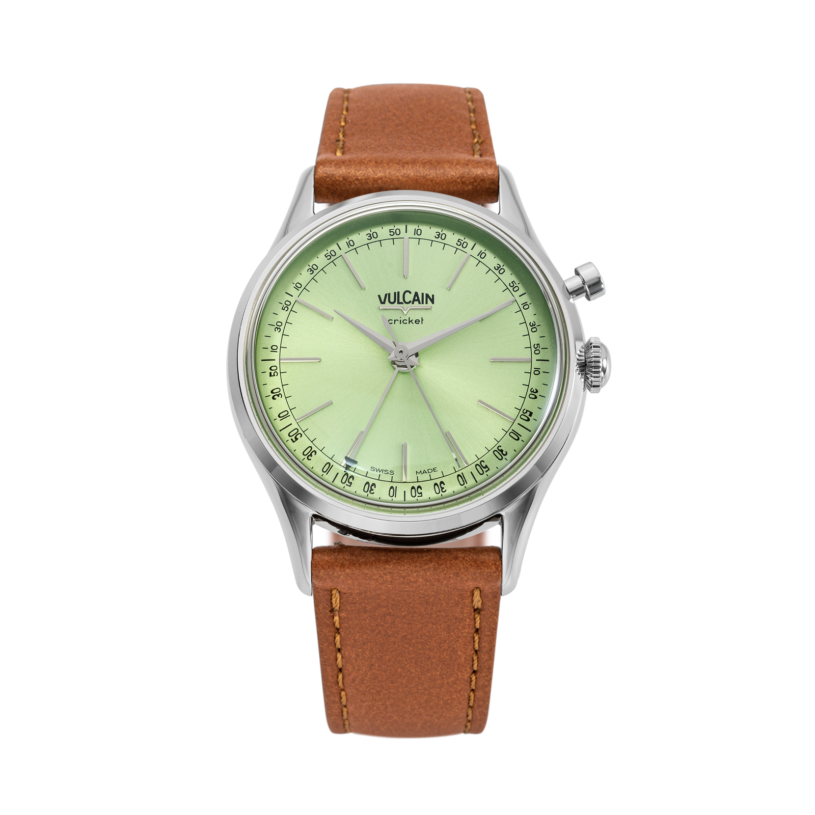 Vulcain Manual Cricket President 36 mm - Pistachio Green
