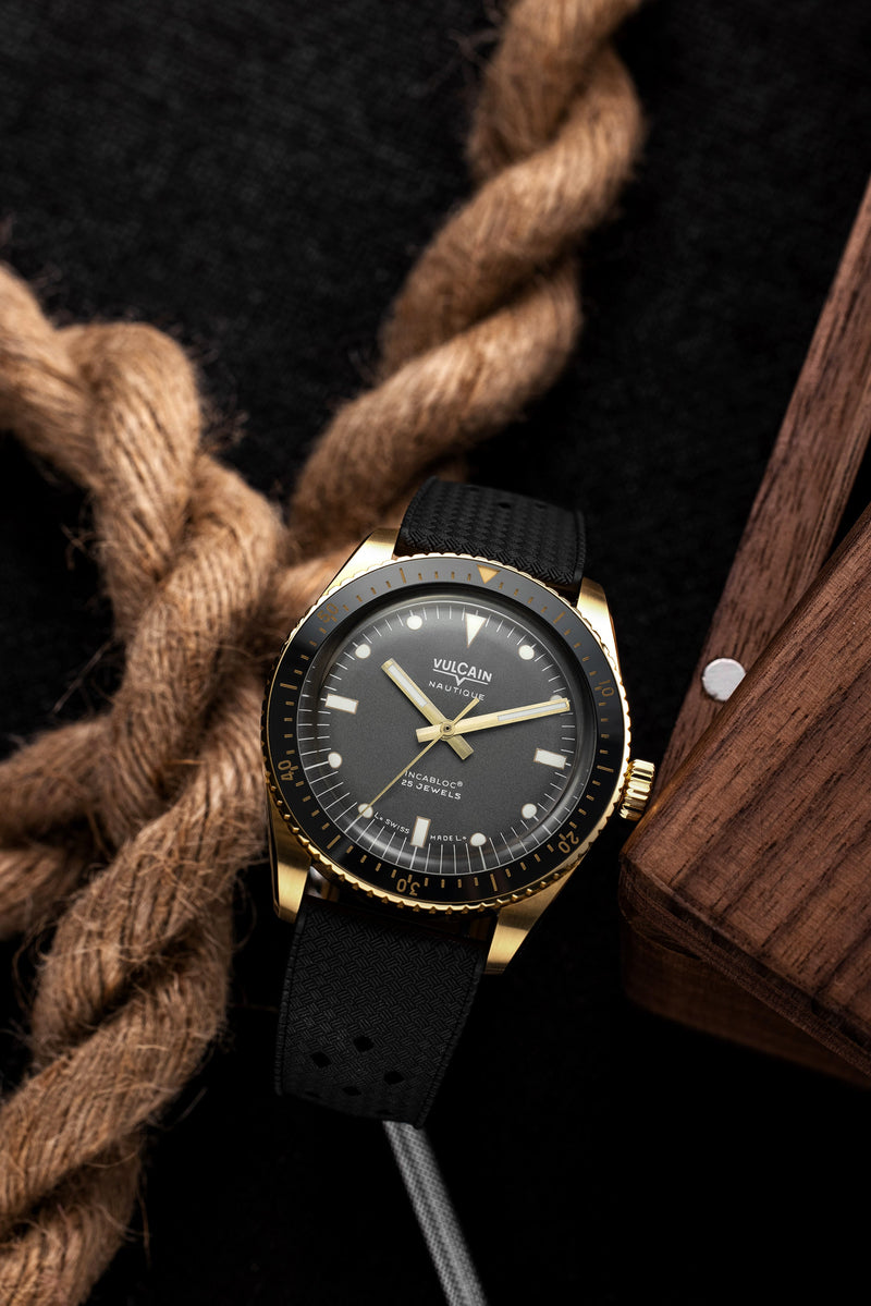 Vulcain Automatic Skindiver Nautique - Bronze & Gray