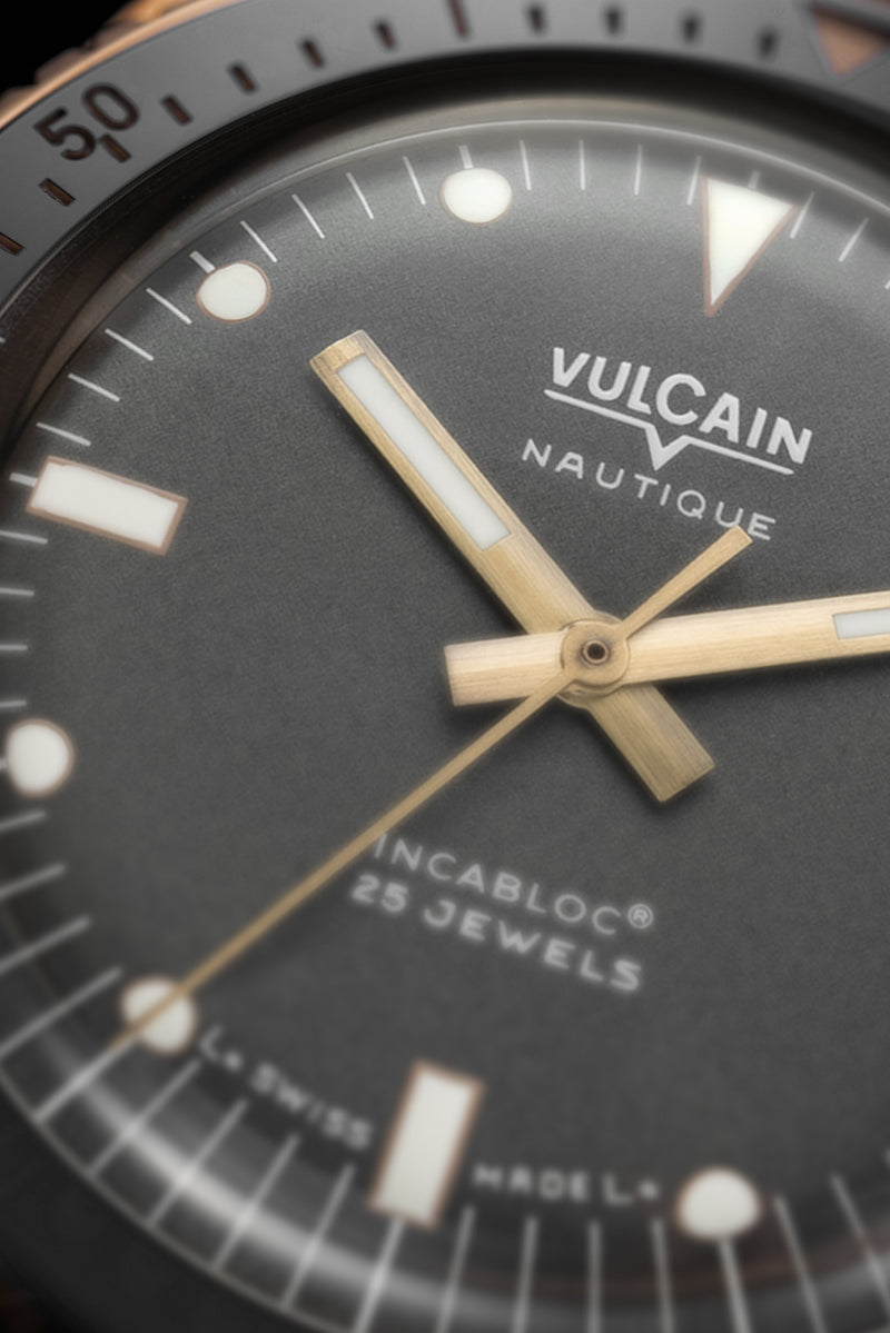 Vulcain Automatic Skindiver Nautique - Bronze & Gray