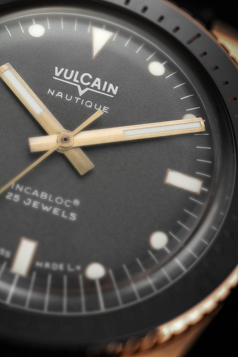 Vulcain Automatic Skindiver Nautique - Bronze & Gray