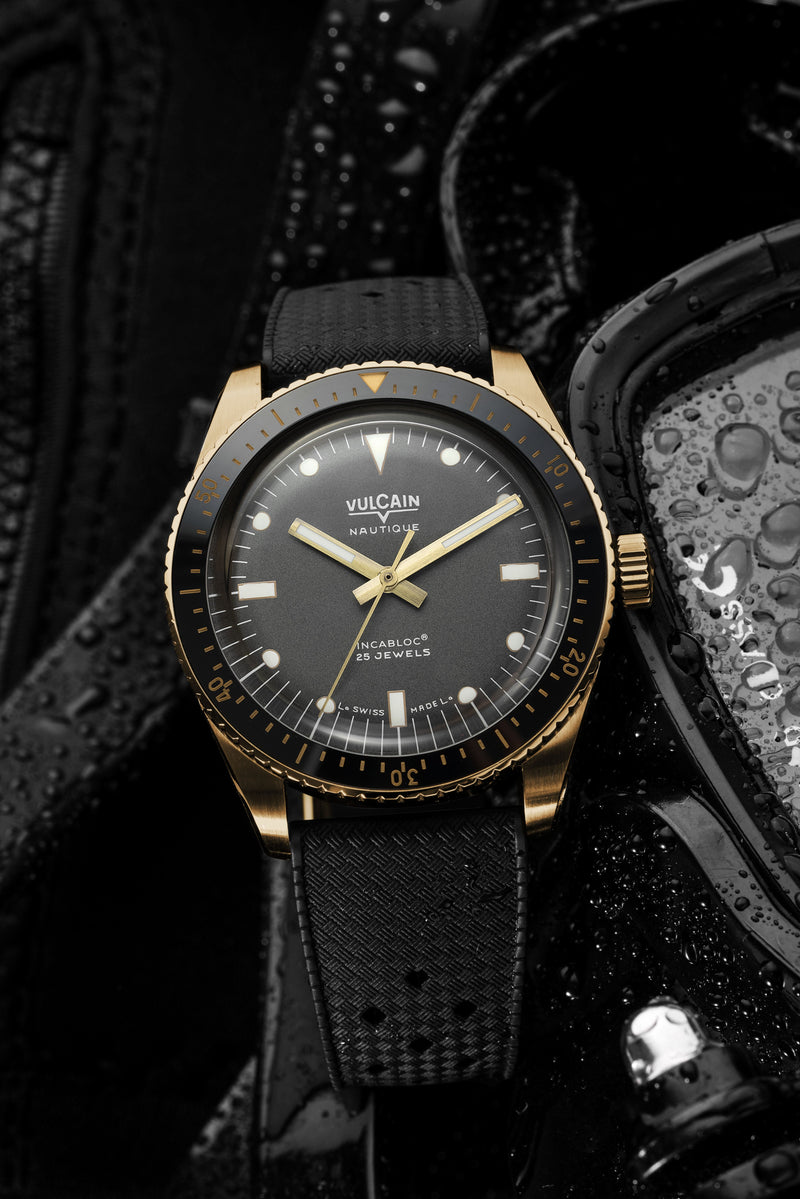 Vulcain Automatic Skindiver Nautique - Bronze & Gray