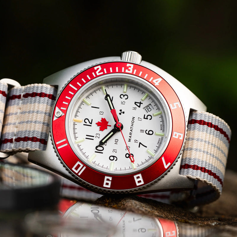 Marathon Watch 41mm Arctic ADANAC Steel Navigator w/ Date Automatic (SSNAV-D AUTO) - Canada
