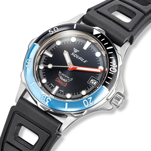 Squale Corallo NOS 2008 Black Automatic Steel Watch CORALBICBK.RBK