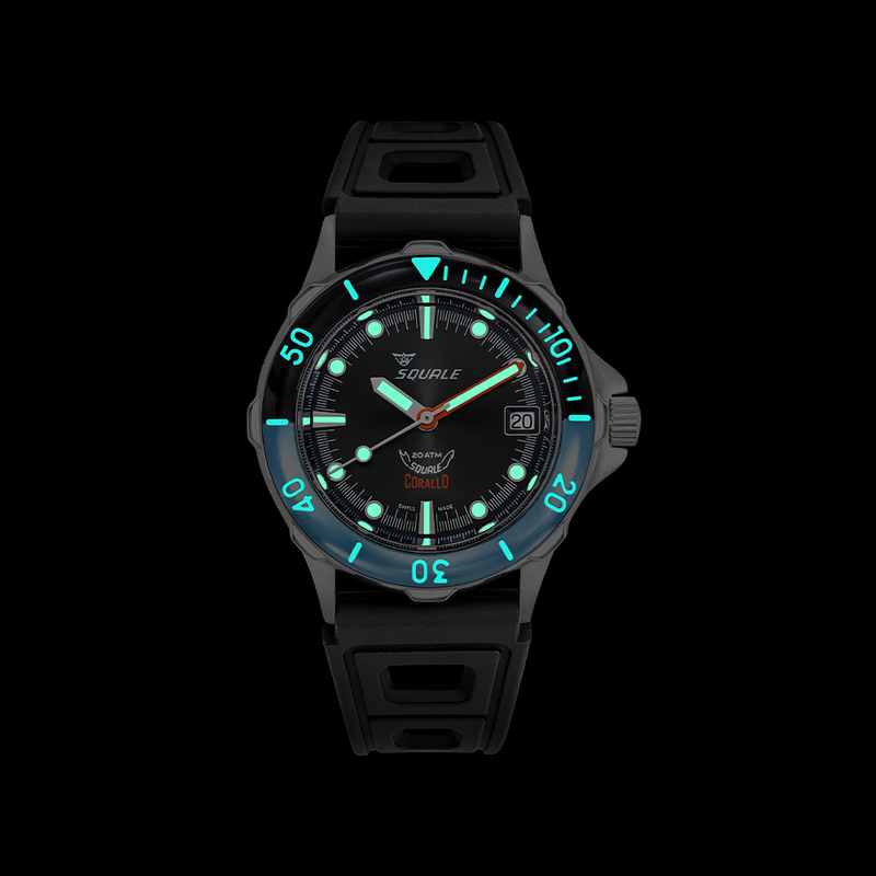 Squale Corallo NOS 2008 Black Automatic Steel Watch CORALBICBK.RBK