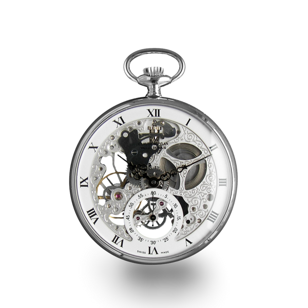 Claude Meylan Skeleton Pocket Watch 2121