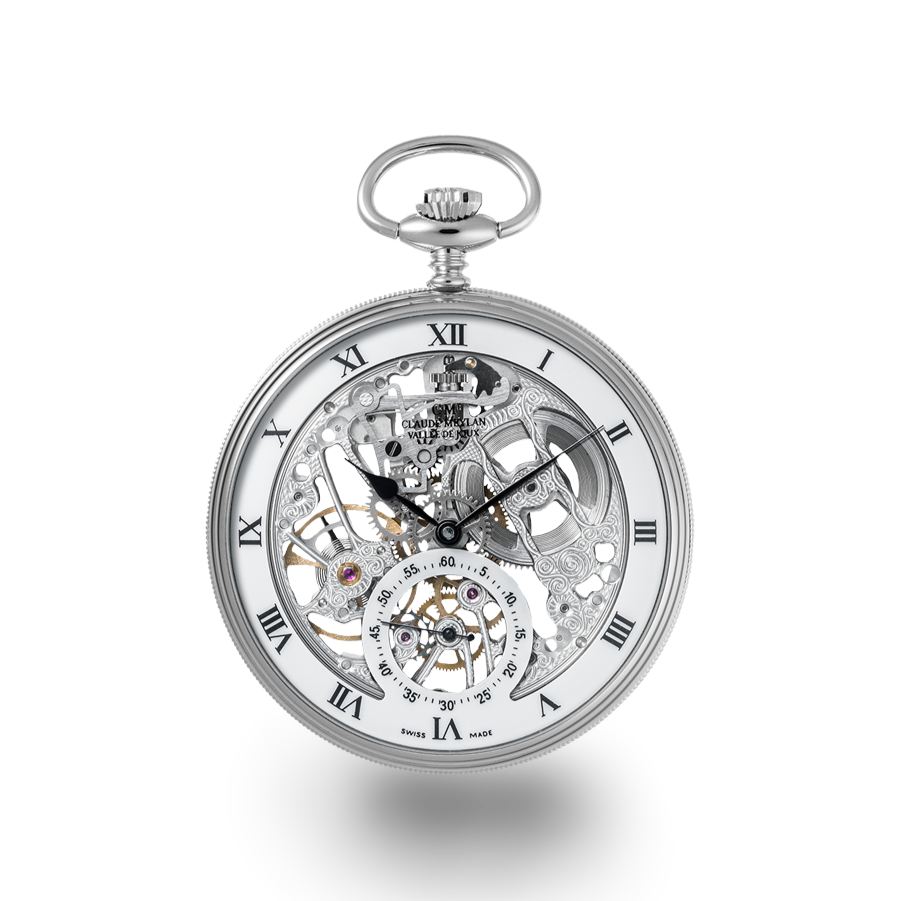 Claude Meylan Skeleton Pocket Watch 2122