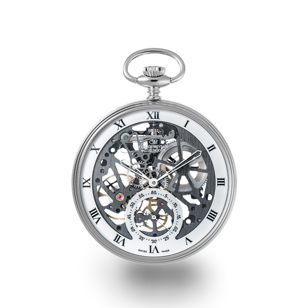 Claude Meylan Skeleton Pocket Watch 2123