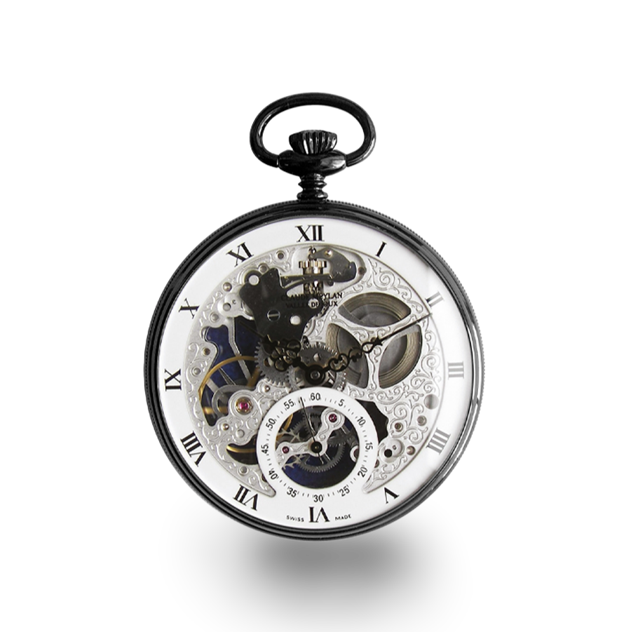 Claude Meylan Skeleton Pocket Watch 2121-N - Main Image
