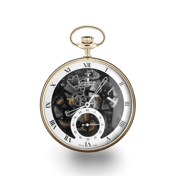 Claude Meylan Skeleton Pocket Watch 2123-P