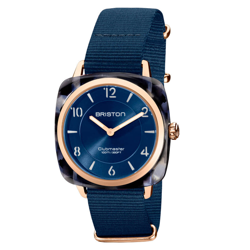 Briston Clubmaster Chic - HM - Gold - Midnight Blue