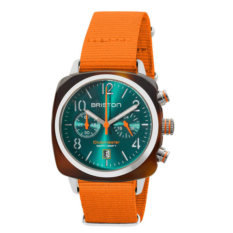 Briston Clubmaster Classic - Chrono - Summer Vibes - Orange