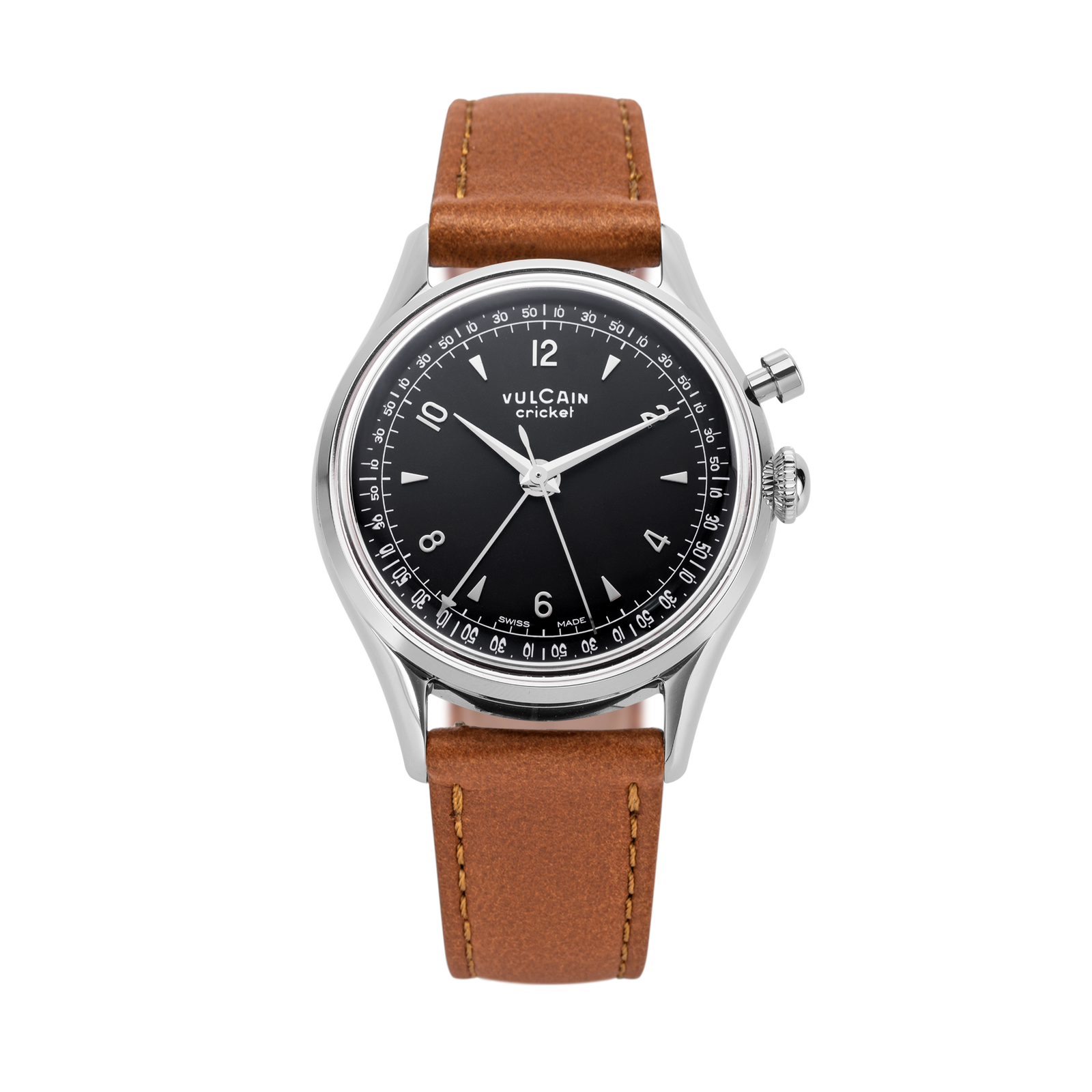 Vulcain Manual Cricket Tradition 39 mm - Black | Official Retailer