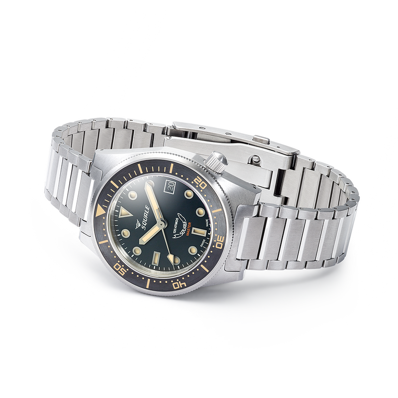 Squale Master Titanium 120 ATM Automatic Titanium Watch MASTIBKBK.TI20