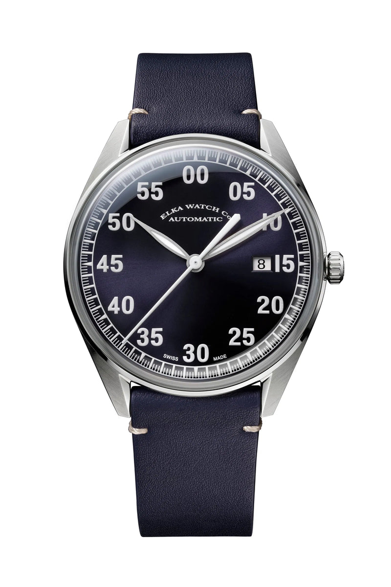 ELKA X03-0803 Automatic Blue Dial & Blue Leather