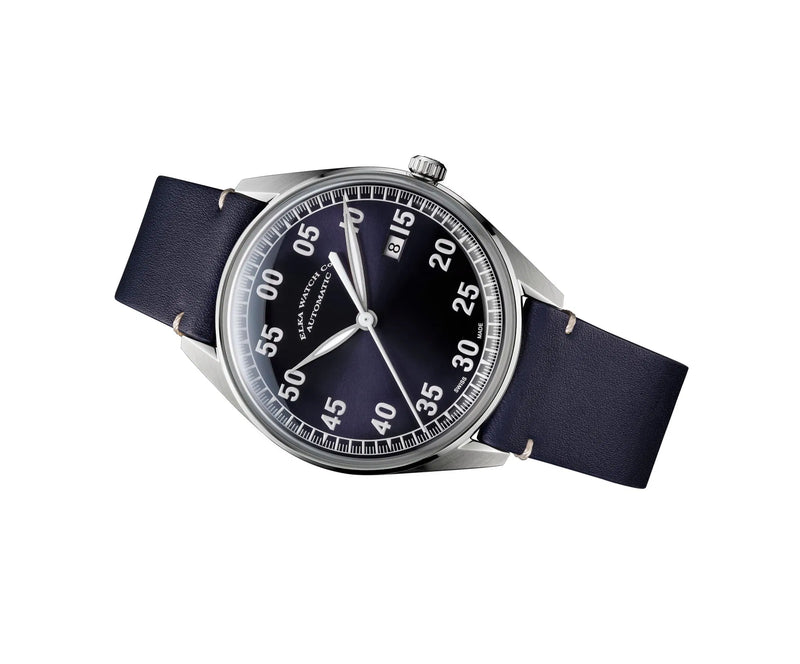ELKA X03-0803 Automatic Blue Dial & Blue Leather