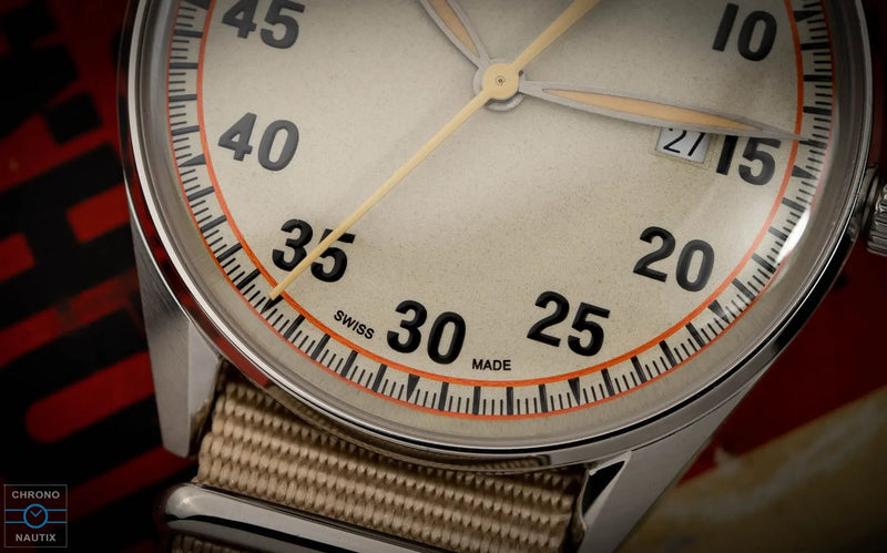 ELKA X02-0901 Automatic Beige Dial & Beige Nato