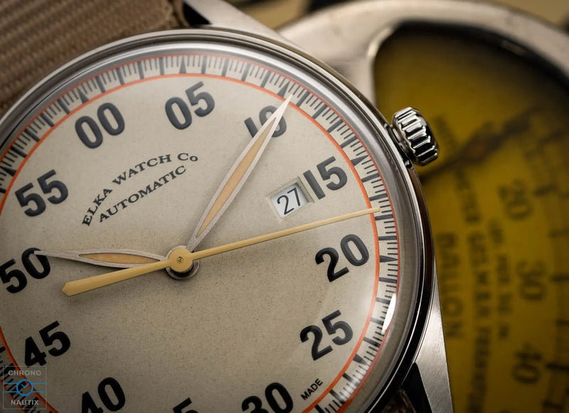 ELKA X02-0901 Automatic Beige Dial & Beige Nato