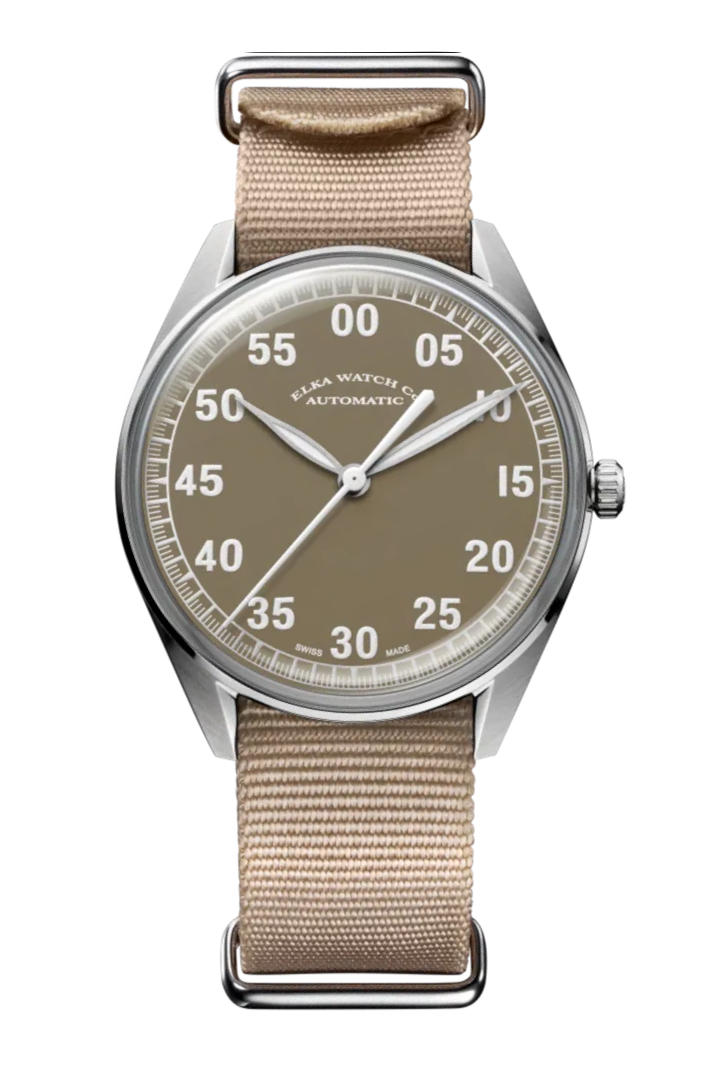 ELKA X15w-0901 Automatic Beige Dial & Beige Nato