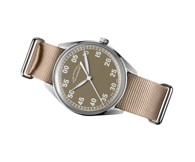 ELKA X15w-0901 Automatic Beige Dial & Beige Nato